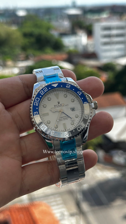 ROLEX GMT-MÁSTER WHITE BLUE