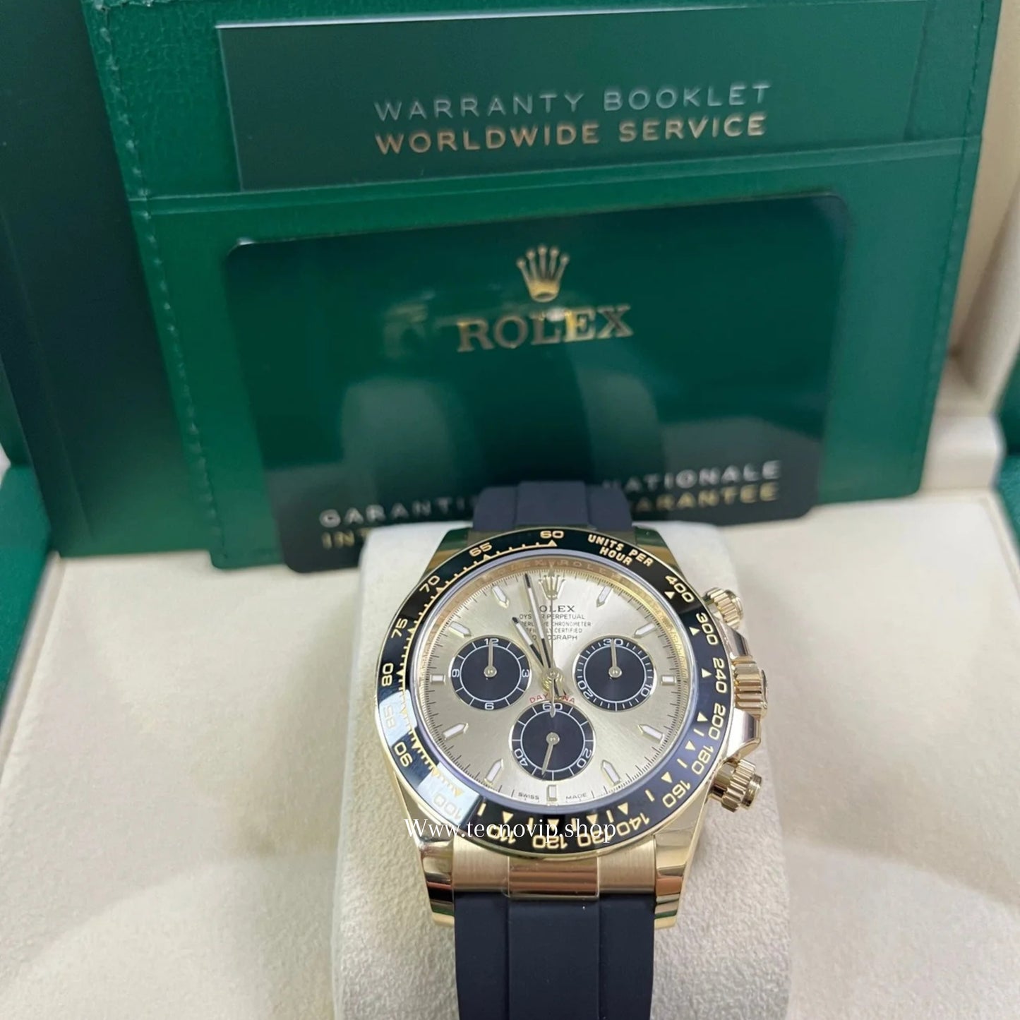 ROLEX YACHMASTER OYSTERFLEX GOLD AND BLACK FULL SET AAA