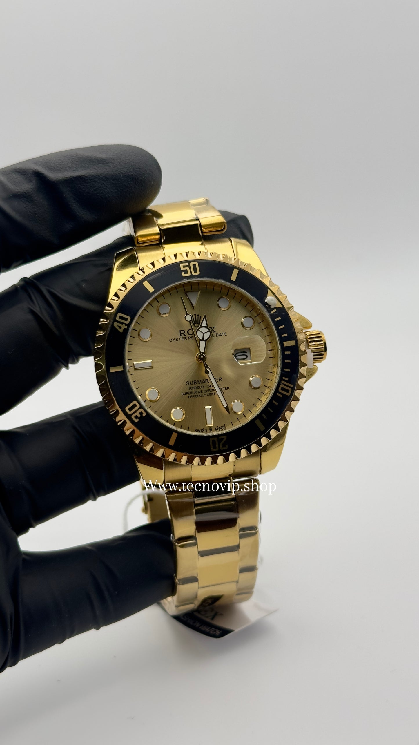 ROLEX SUBMARINER GOLD AND GOLD