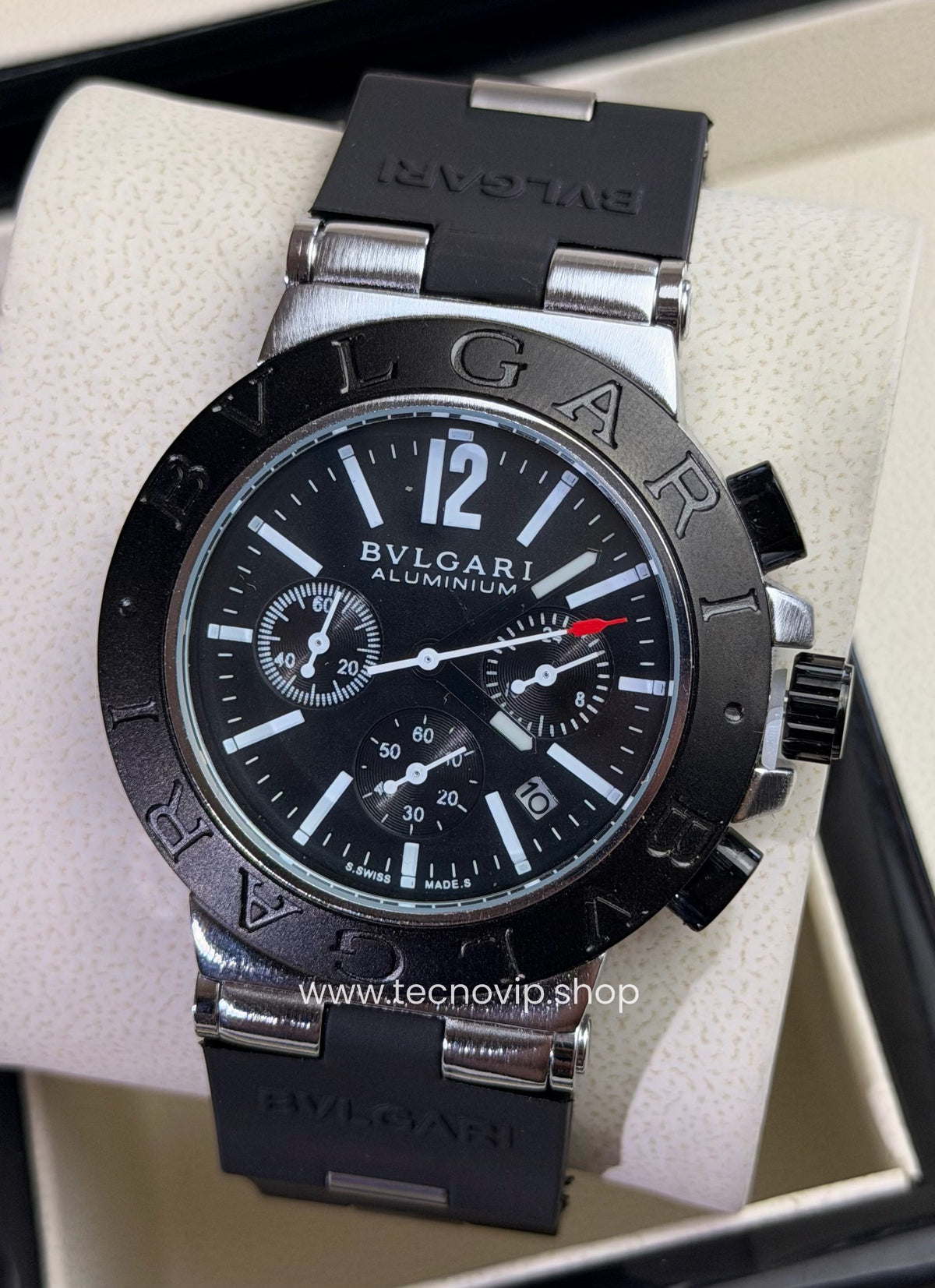 Bvlgari Aluminium Chronograph Black