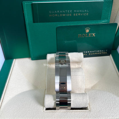 ROLEX SUBMARINER SILVER AND BLACK BLUE FULL SET AAA