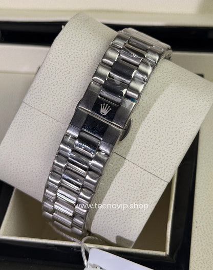 ROLEX DATEJUST SILVER AND BLACK SEMIAUTOMÁTICO