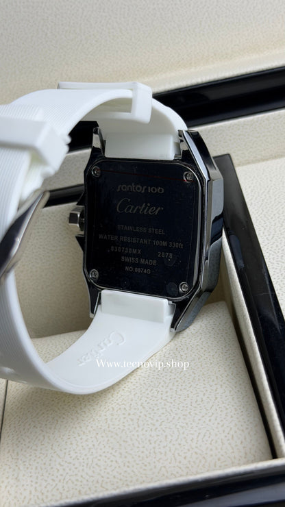 CARTIER SANTOS 100 WHITE