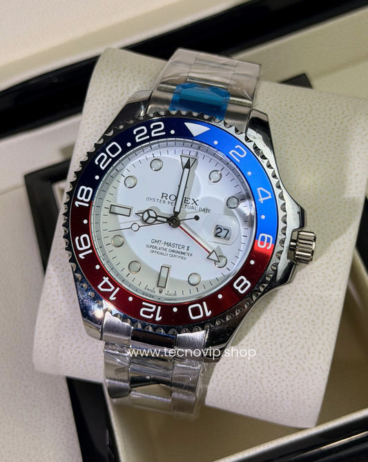 ROLEX GMT-MÁSTER PEPSI WHITE