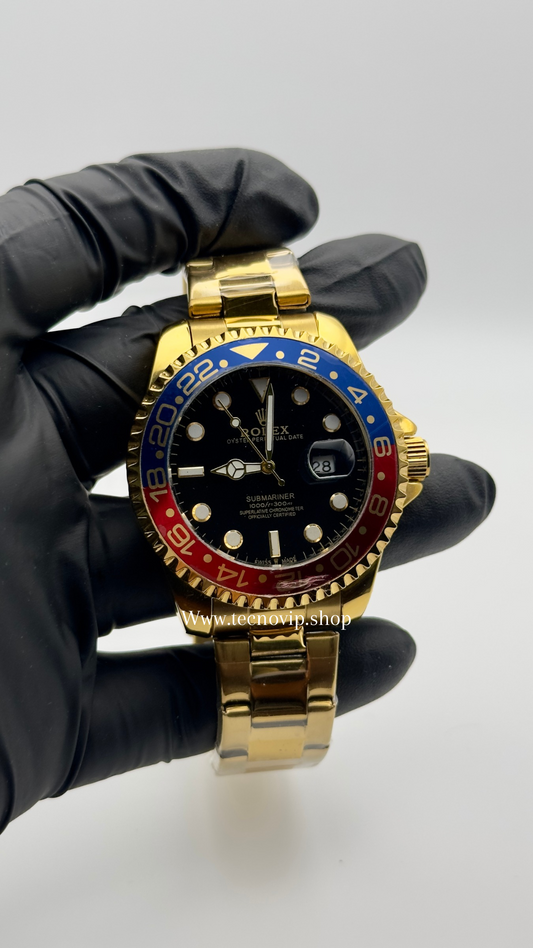 ROLEX SUBMARINER GOLD PEPSI
