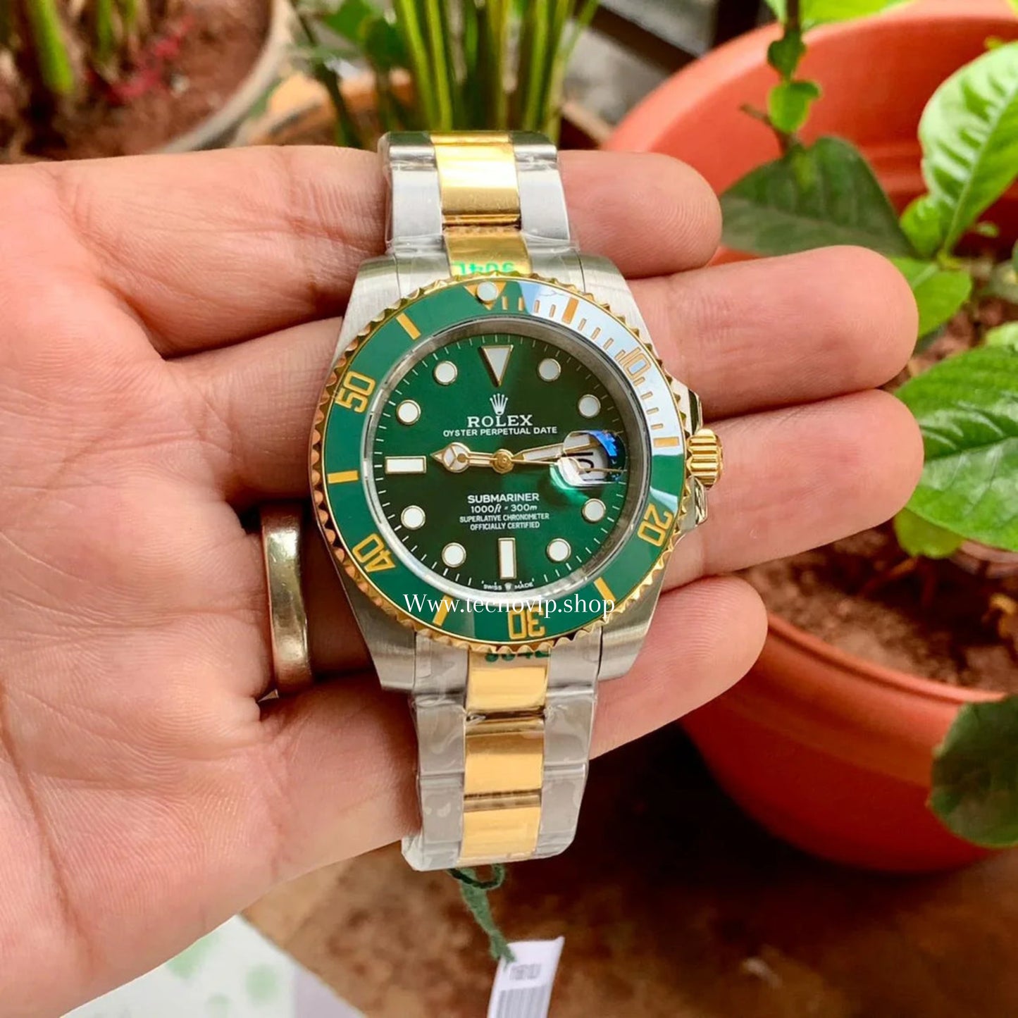 ROLEX SUBMARINER GREEN COMBINED FULL SET AAA