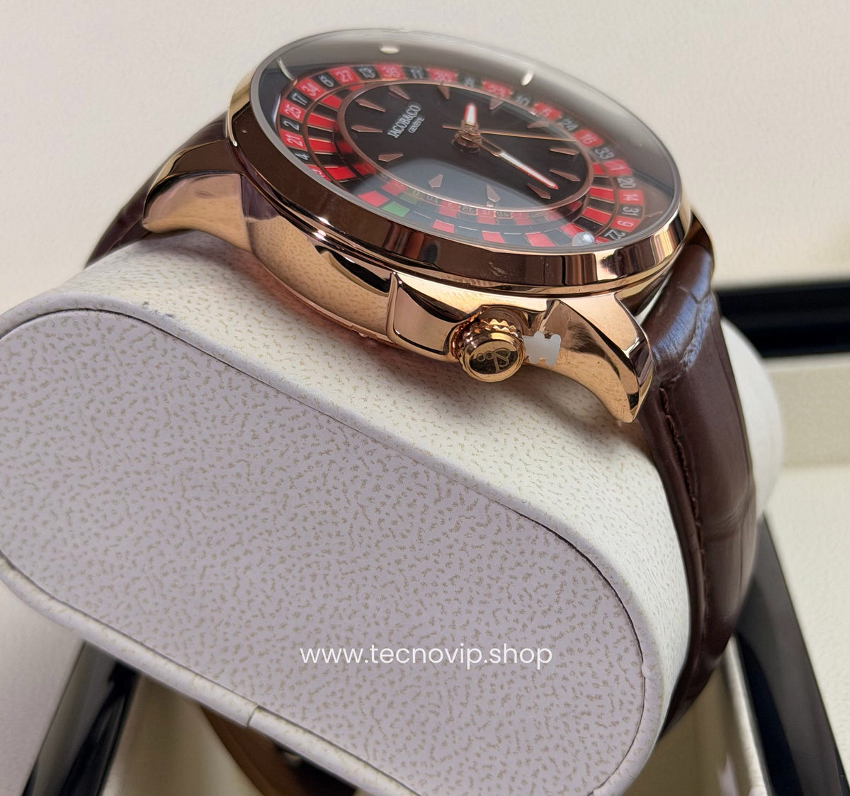Jacobs and Co Rulete coffe and Rose Gold