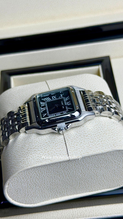 CARTIER SILVER AND BLACK (MUJER)