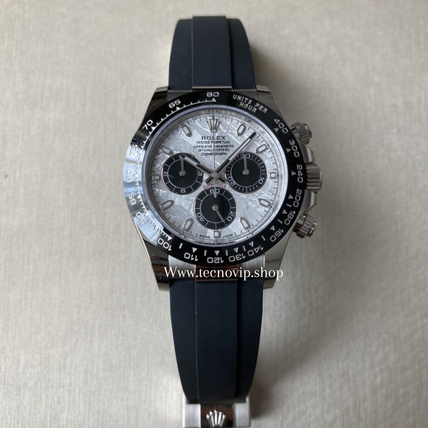 ROLEX DAYTONA STONE SILVER AAA+ FULL SET