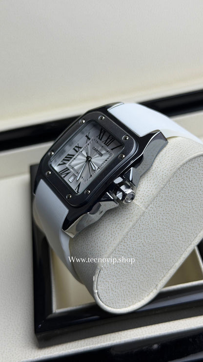 CARTIER SANTOS 100 WHITE