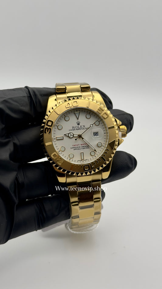 ROLEX YACH-MASTER GOLD AND WHITE SEMIAUTOMÁTICO