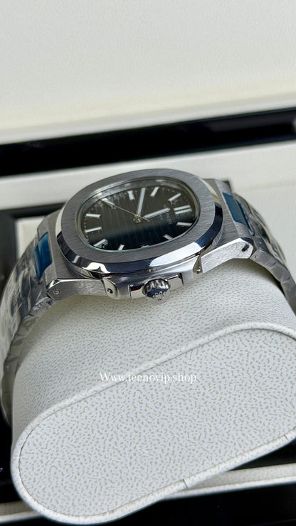 PATEK PHILLIPE SILVER AND BLUE  AAA+ (OPCIÓN A FULL SET)