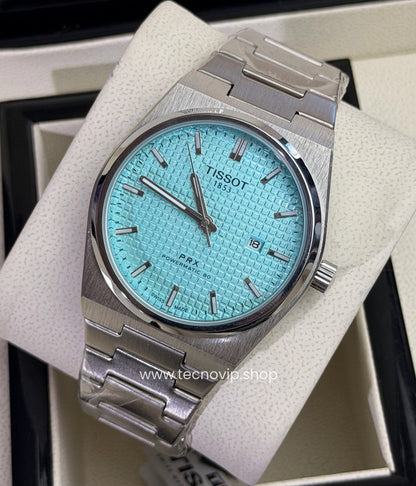 TISSOT PRX SILVER AND TIFFANY SEMIAUTOMÁTICO