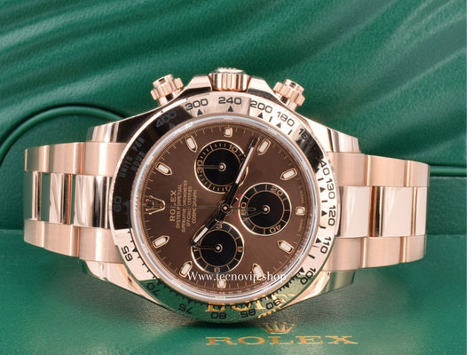 ROLEX DAYTONA GOLD ROSE BLACK FULL SET AAA+