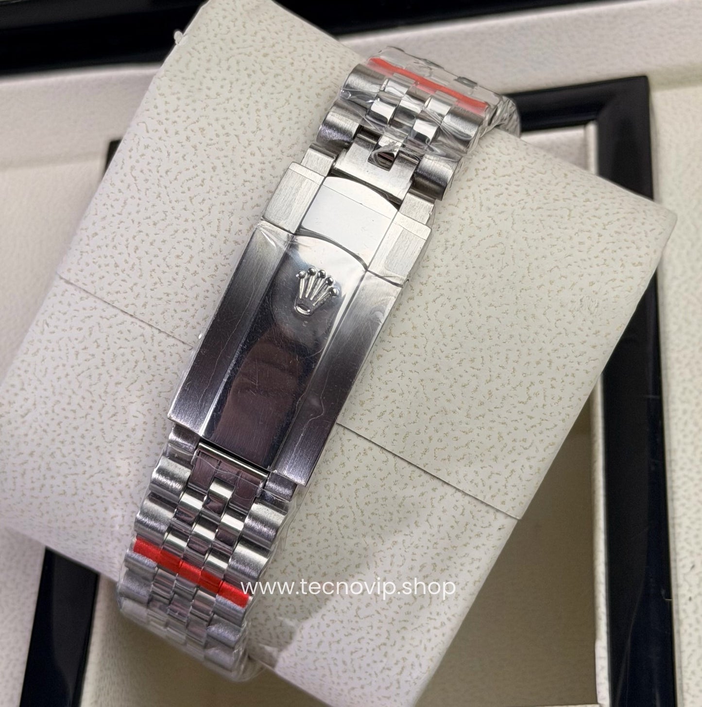 ROLEX DATEJUST SILVER AND BLACK AAA+ (OPCIÓN A FULL SET)