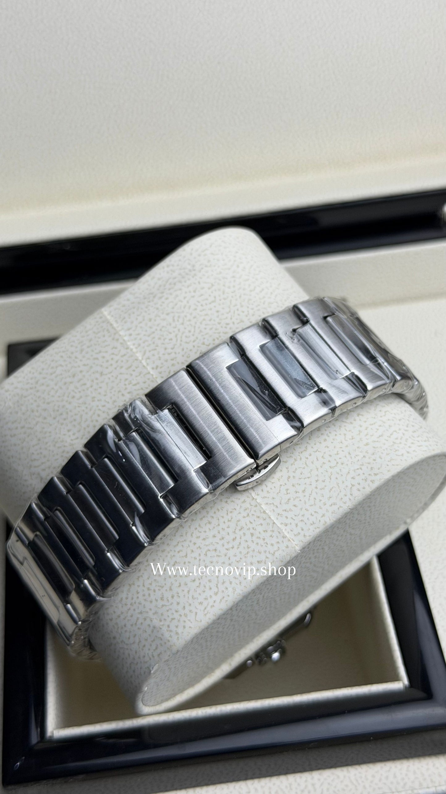 BVLGARI CRONOGRAF SILVER AND BLACK WHITE