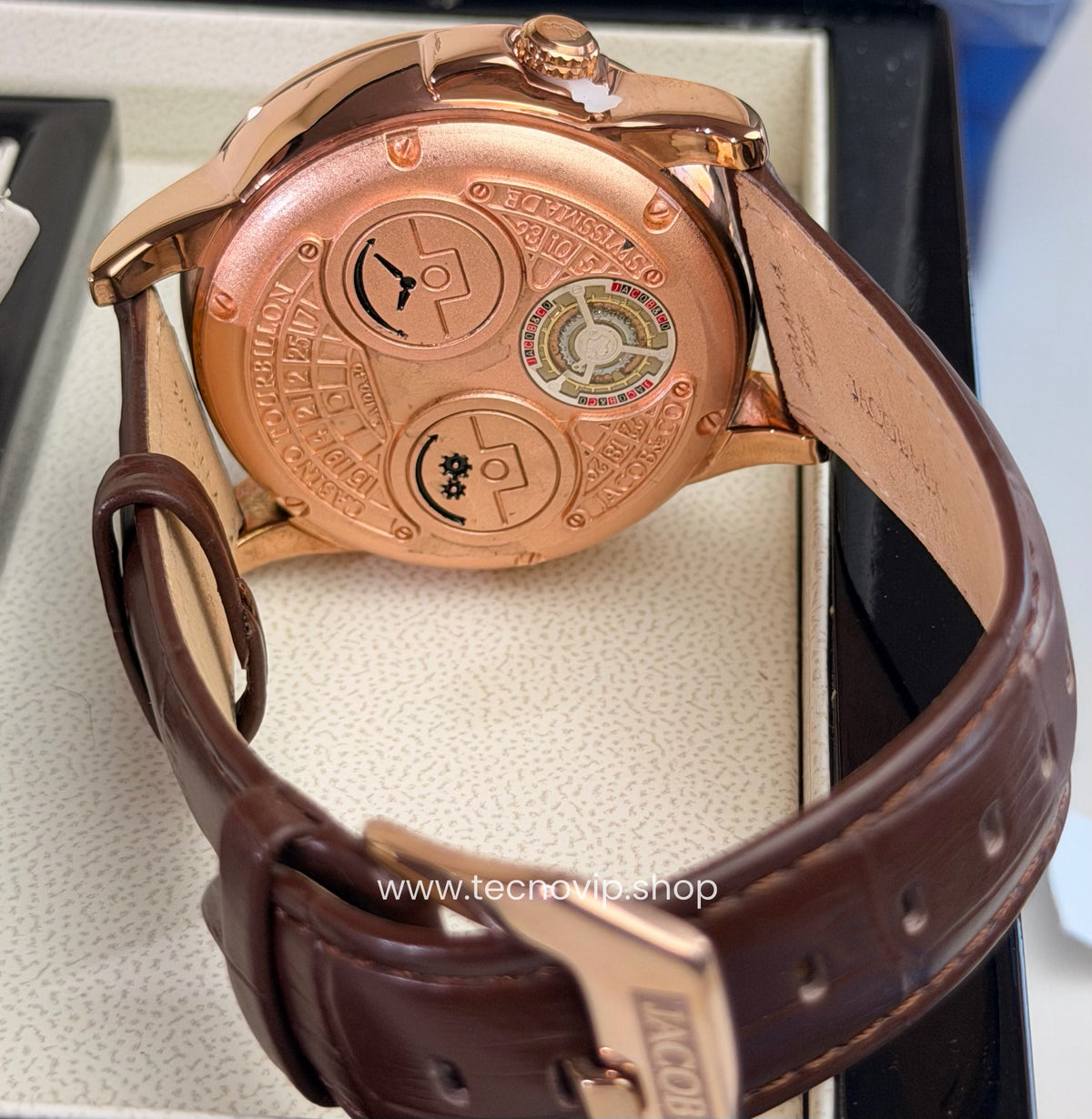 Jacobs and Co Rulete coffe and Rose Gold