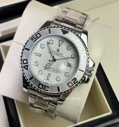 ROLEX YACH-MASTER SILVER AND WHITE SEMIAUTOMÁTICO