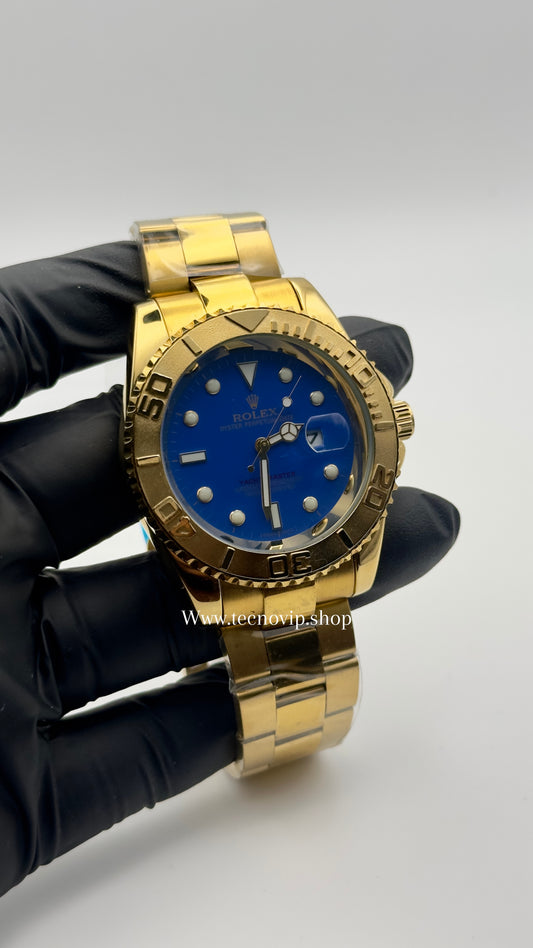 ROLEX YACH-MASTER GOLD AND BLUE