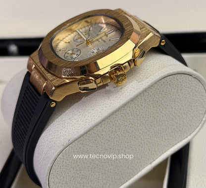 PATEK PHILLIPI CRONOGRAF GOLD SILVER  FLEX