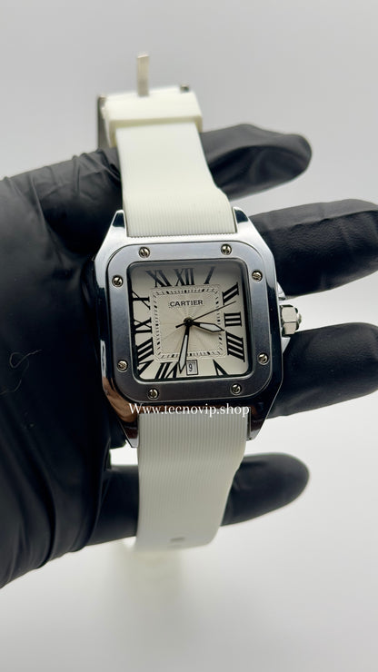 CARTIER SANTOS WHITE