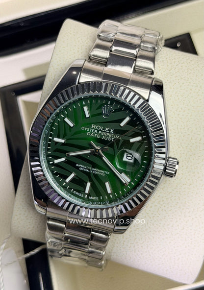 ROLEX DATEJUST GREEN PALMERA SEMIAUTOMÁTICO