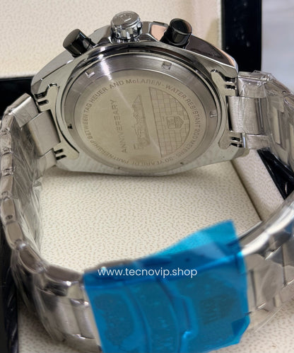 TAG Heuer Formula 1 Chronograph Indy 500 Silver and White Black