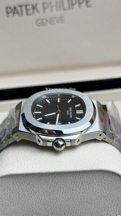 PATEK PHILLIPE SILVER AND BLACK  AAA+ (OPCIÓN A FULL SET)
