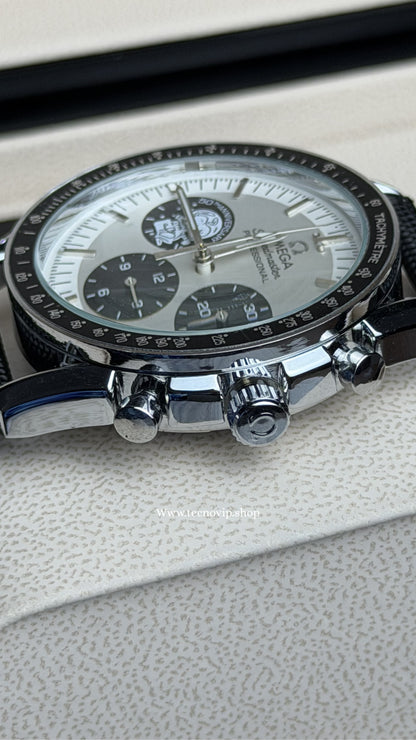 OMEGA SPEED MÁSTER SNOOPY WHITE PANDA LONA
