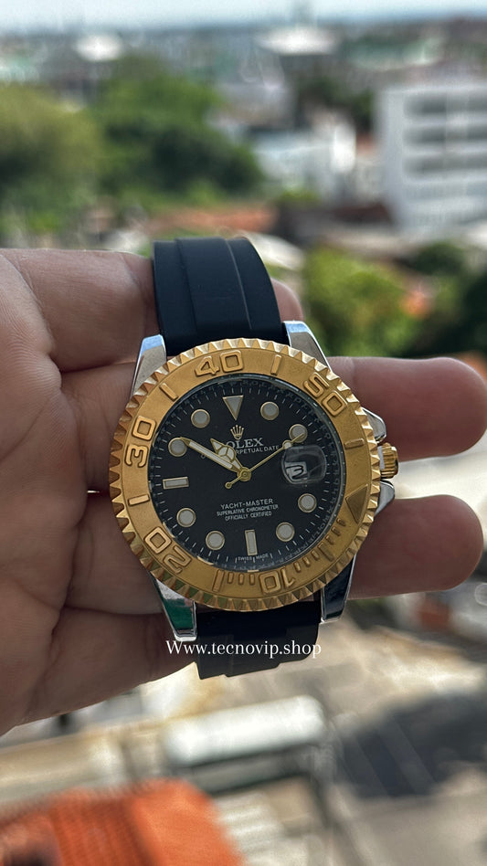 ROLEX YACHT-MASTER OYSTERFLEX BLACK COMBINED