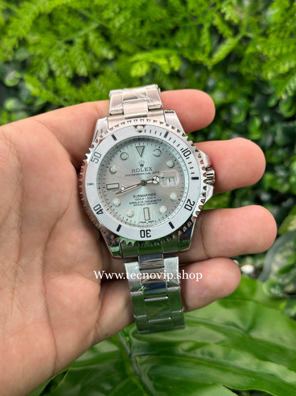 ROLEX SUBMARINER SILVER AND WHITE SEMIAUTOMÁTICO