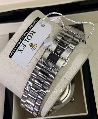 ROLEX DATEJUST SILVRR AND BLUE  SEMIAUTOMÁTICO