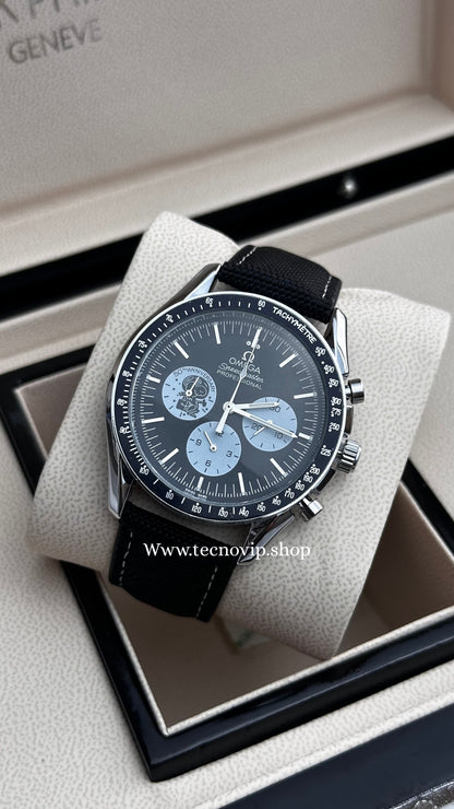 OMEGA SPEED MÁSTER SNOOPY BLACK PANDA LONA