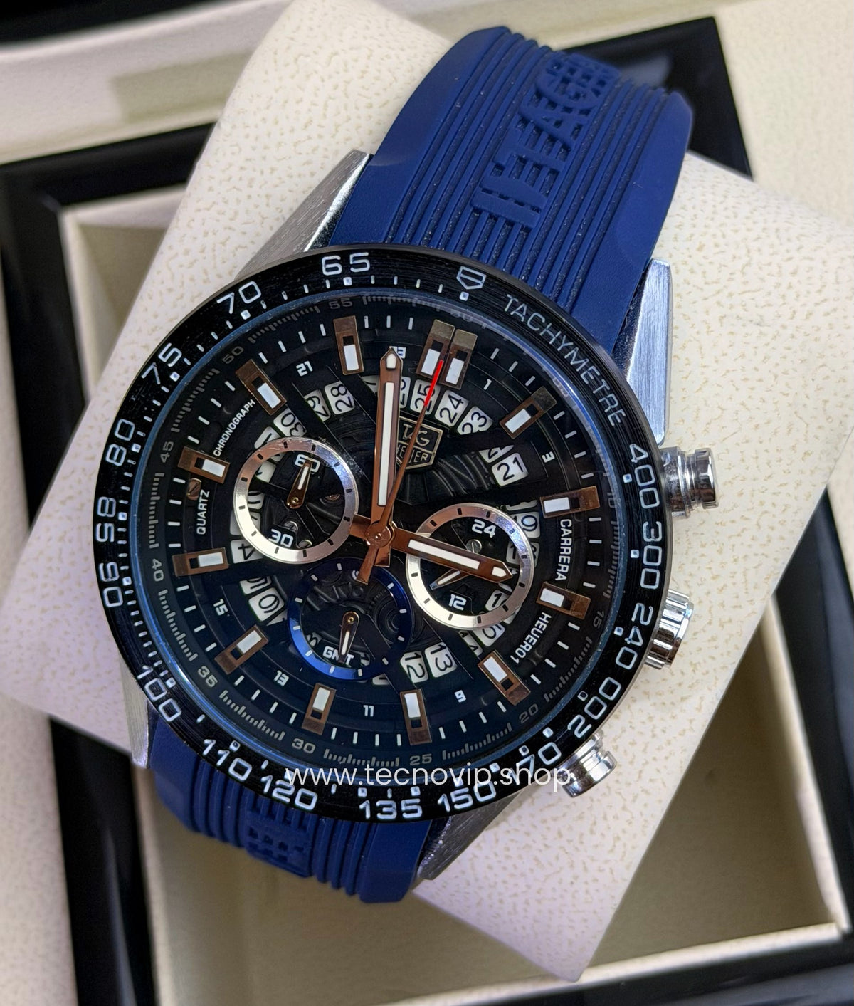 TAG Heuer Carrera Calibre Heuer 01 Chronograph Blue Touch Edition