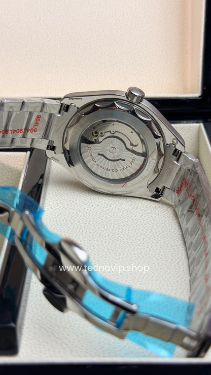 OMEGA SEAMASTER AQUA TERRA TEMPORIZADOR MUNDIAL VERANO AZUL AAA+ (OPCION A FULL SET )