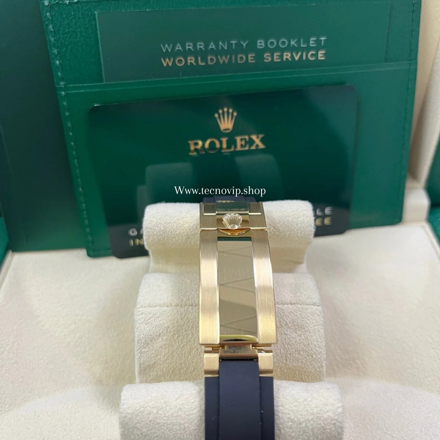 ROLEX YACHMASTER OYSTERFLEX GOLD AND BLACK FULL SET AAA