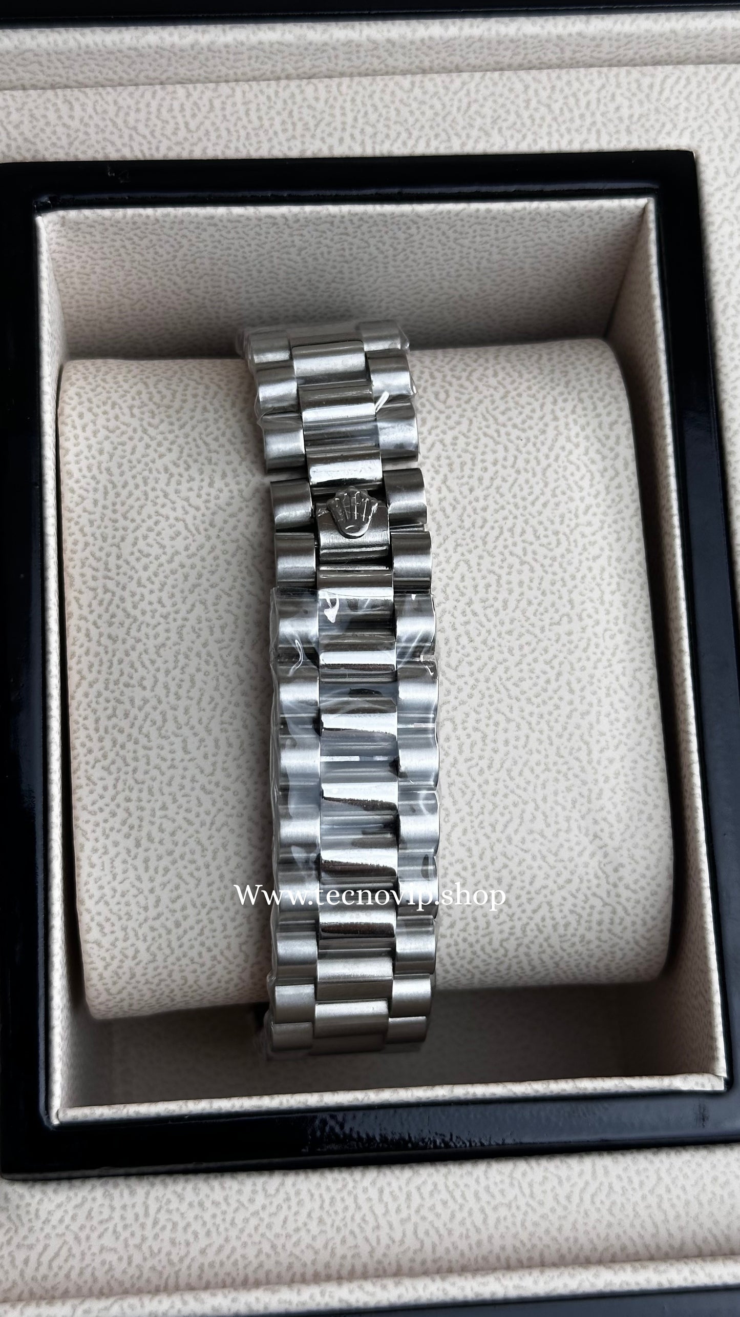 ROLEX DAY DATE SILVER AND GREEN
