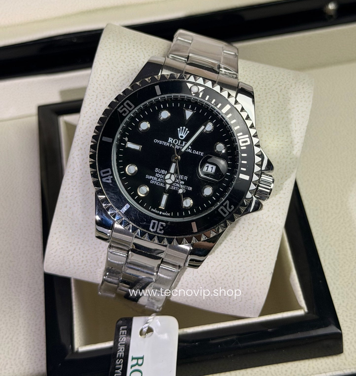 ROLEX SUBMARINER SILVER AND BLACK  SEMIAUTOMÁTICO