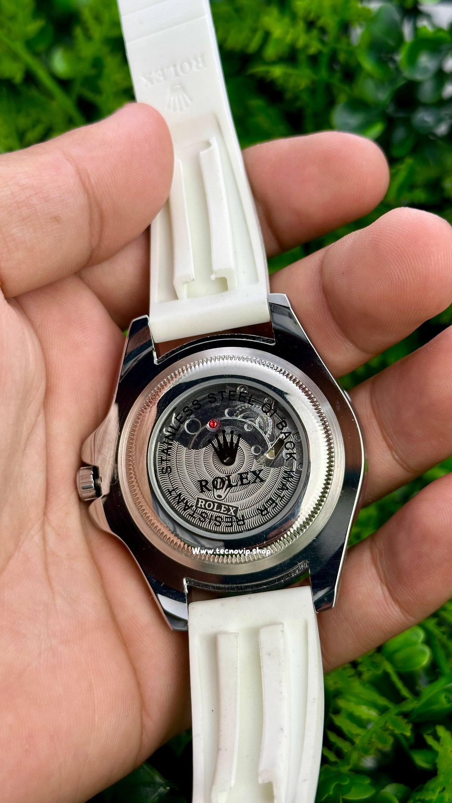 ROLEX YACHT-MASTER OYSTERFLEX WHITE BLACK SEMIAUTOMÁTICO