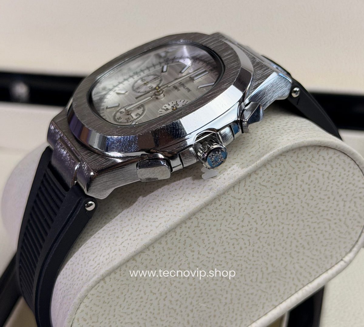 PATEK PHILLIPI CRONOGRAF SILVER SILVER  FLEX