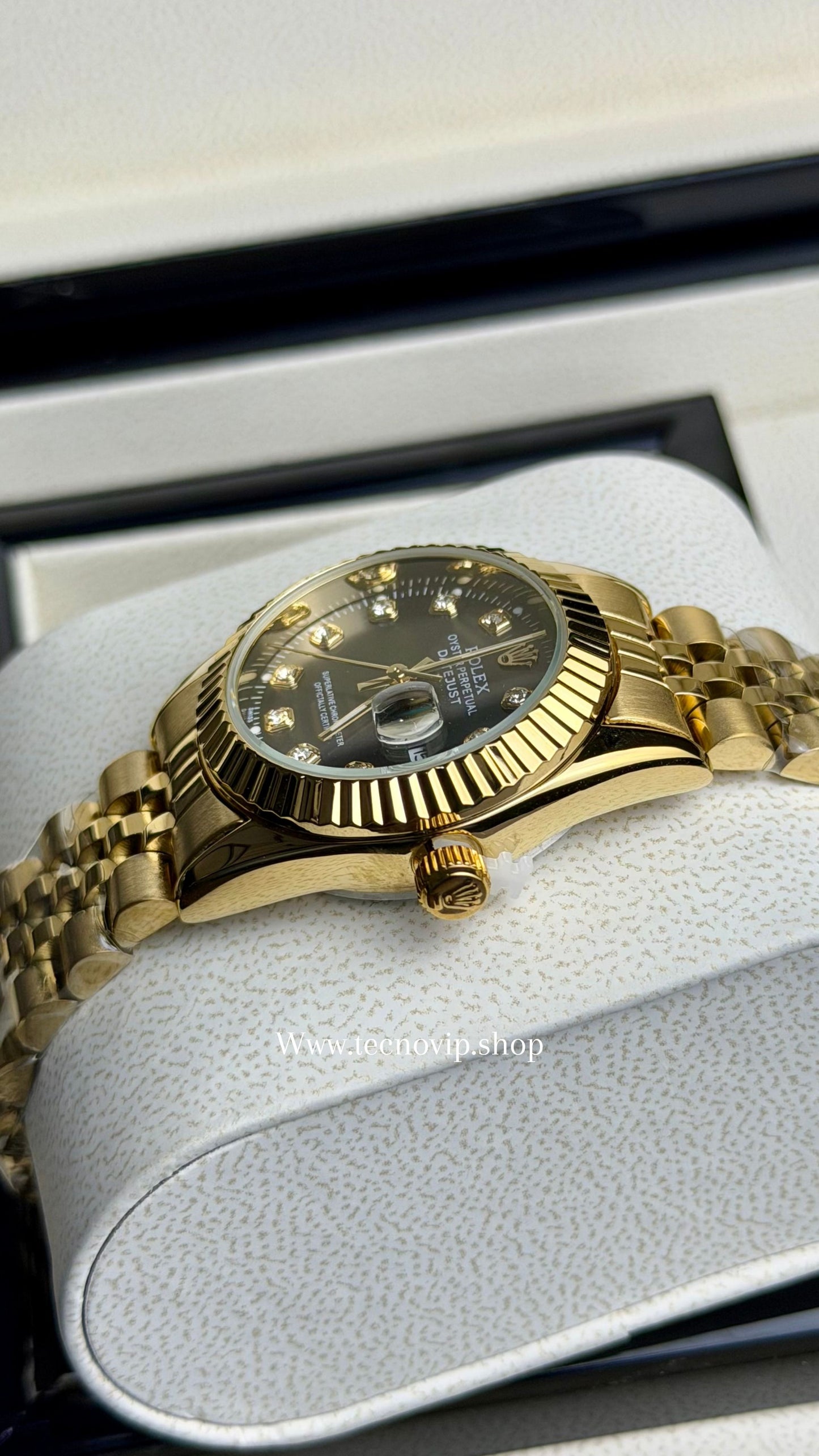 ROLEX PRESIDENCIAL GOLD AND BLACK(MUJER)
