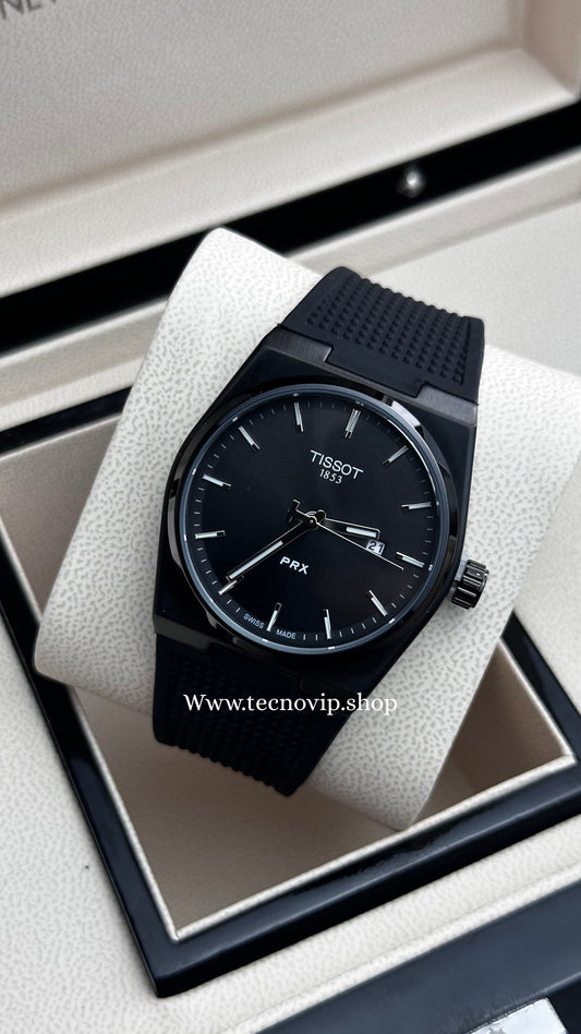 TISSOT PRX BLACK SILICONA SEMIAUTOMÁTICO