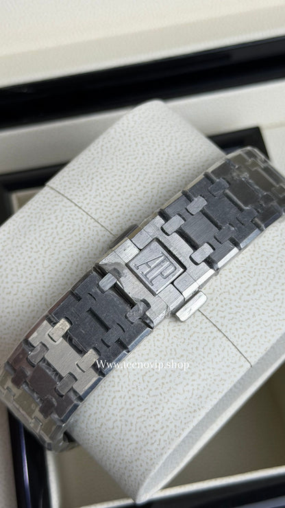 AUDHERMARS PIGUET CRONOGRAF SILVER AND BEIGI AAA+ (OPCIÓN A FULL SET)
