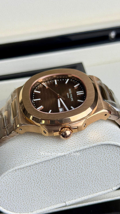 PATEK PHILLIPE NAUTILUS GOLD ROSE  AAA+ (OPCIÓN A FULL SET)