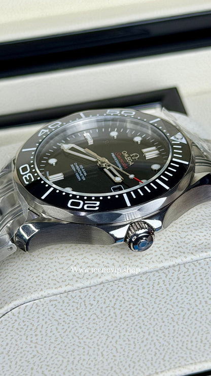 OMEGA SEASMASTER SILVER AND BLACK AAA+ (OPCIÓN A FULL SET)