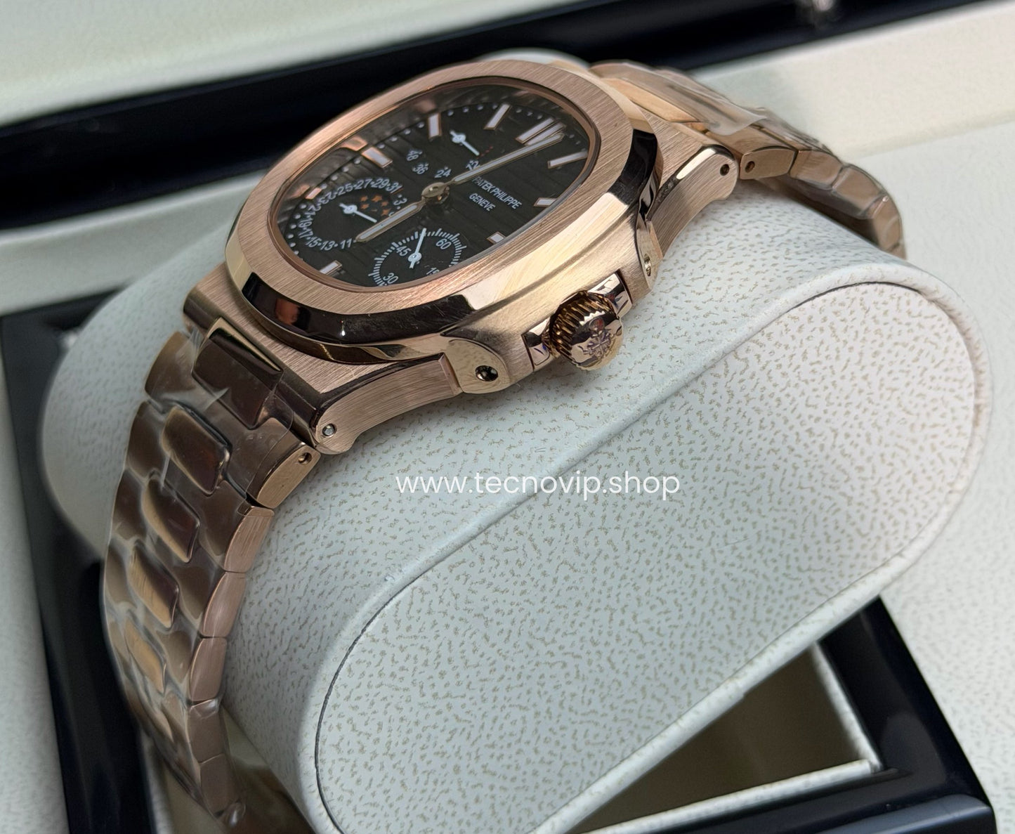 PATEK PHILLIPE NAUTILUS ROSE GOLD MOON PHASES (OPCION A FULL SET)