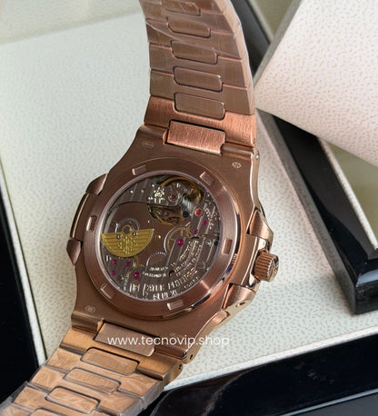 PATEK PHILLIPE NAUTILUS ROSE GOLD MOON PHASES (OPCION A FULL SET)