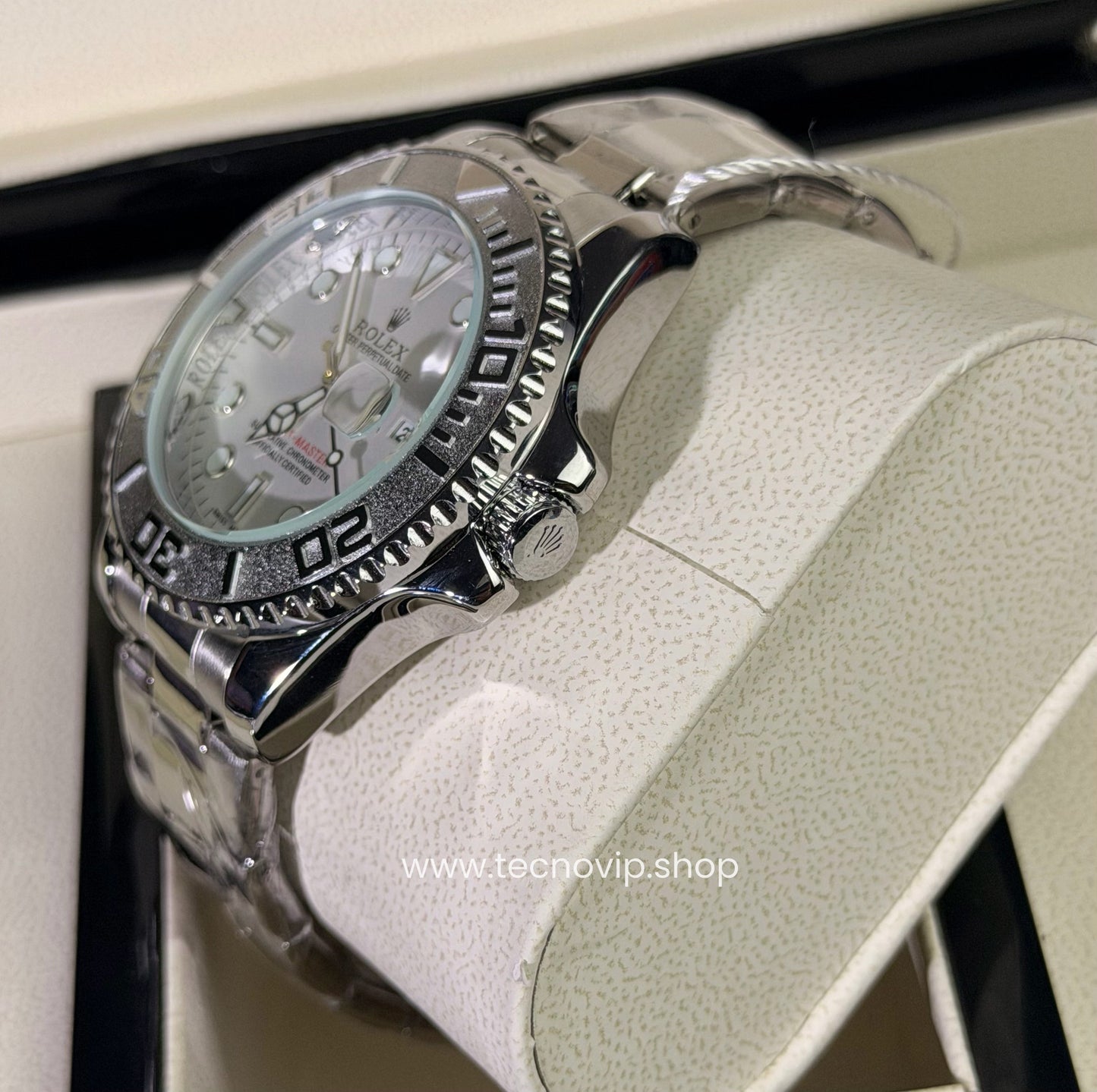 ROLEX YACH-MASTER SILVER AND WHITE SEMIAUTOMÁTICO