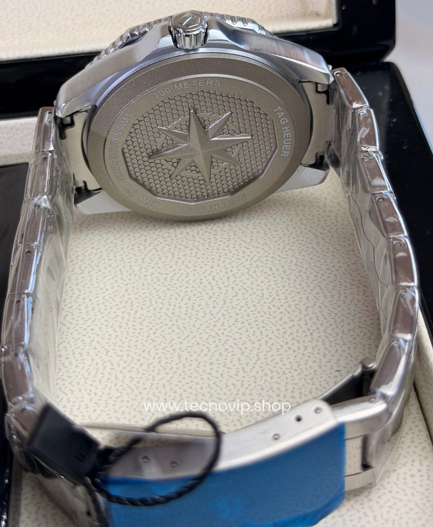 TAG Heuer Aquaracer Professional 200 Silver and Blue Semiautomático