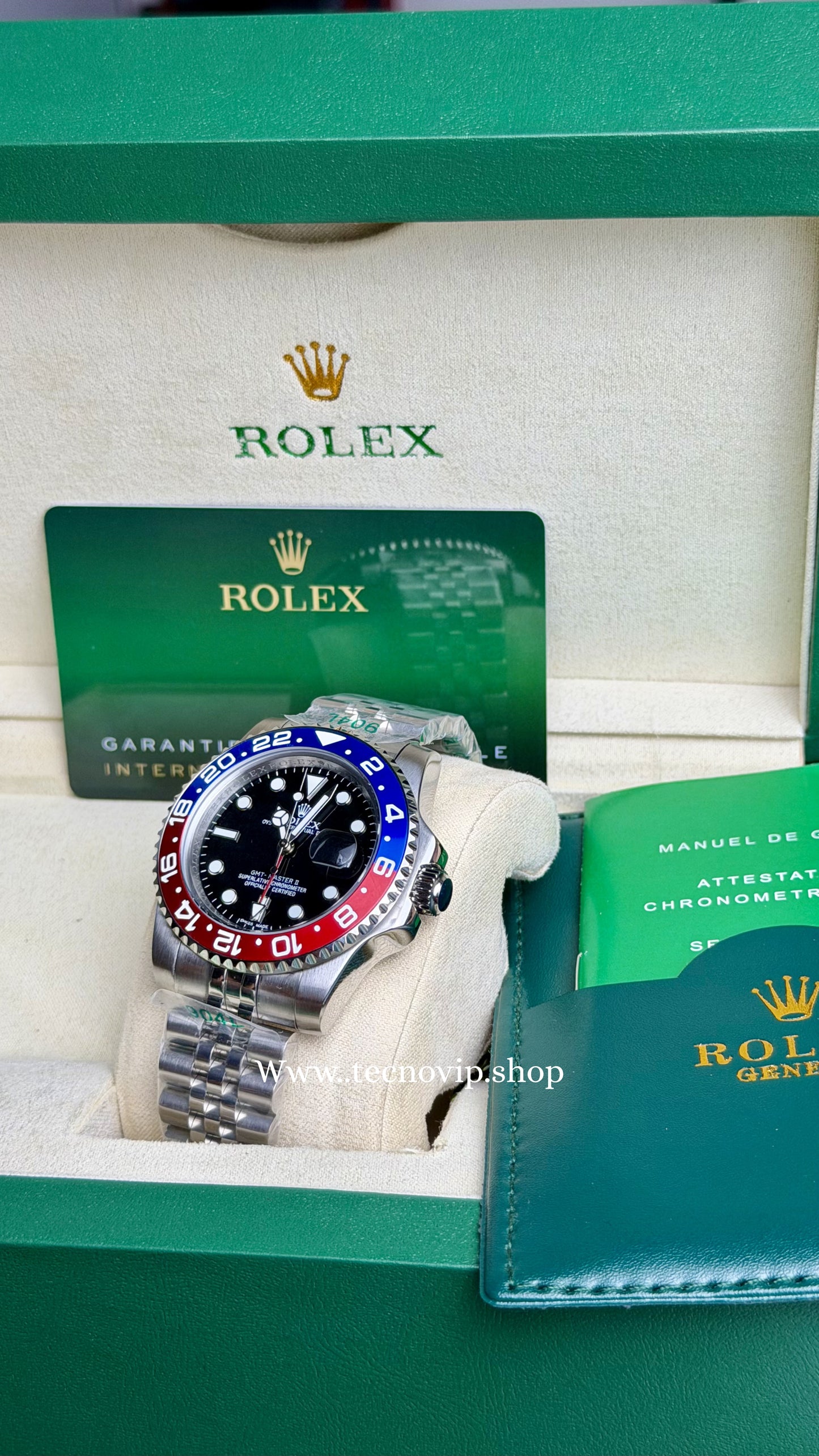 ROLEX GM-MASTER II PEPSI AAA+ (OPCIÓN A FULL SET)